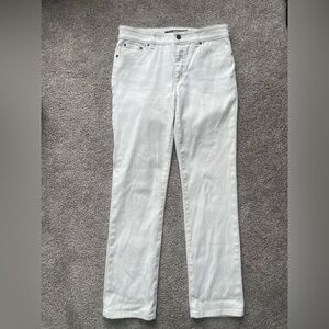 Womens Ralph Lauren Classic White Premier Straight Jeans- Size 6